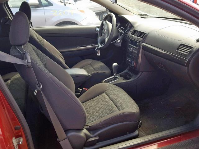1G2AL15F277383072 - 2007 PONTIAC G5 RED photo 5