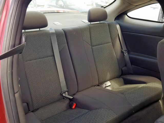 1G2AL15F277383072 - 2007 PONTIAC G5 RED photo 6