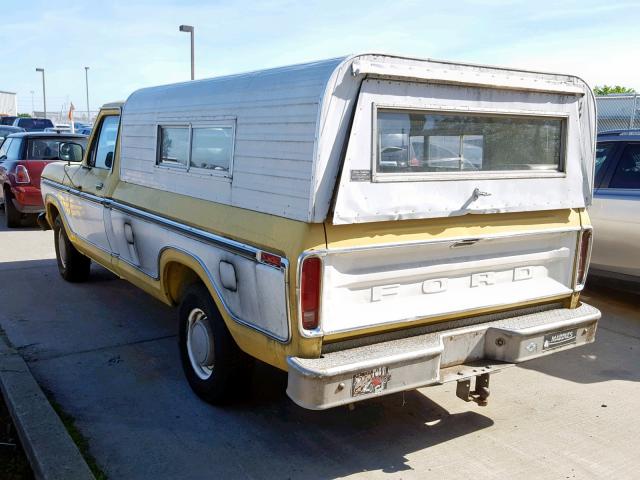 F15GRFA2029 - 1979 FORD F-150 YELLOW photo 3