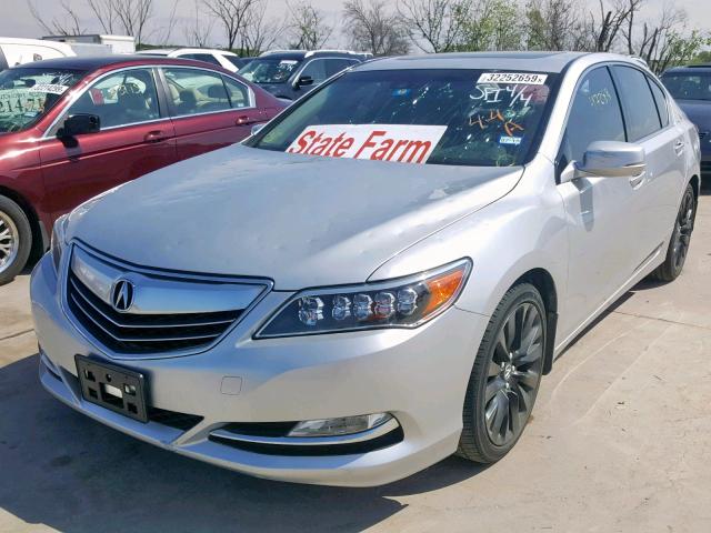 JH4KC1F51EC006810 - 2014 ACURA RLX TECH SILVER photo 2