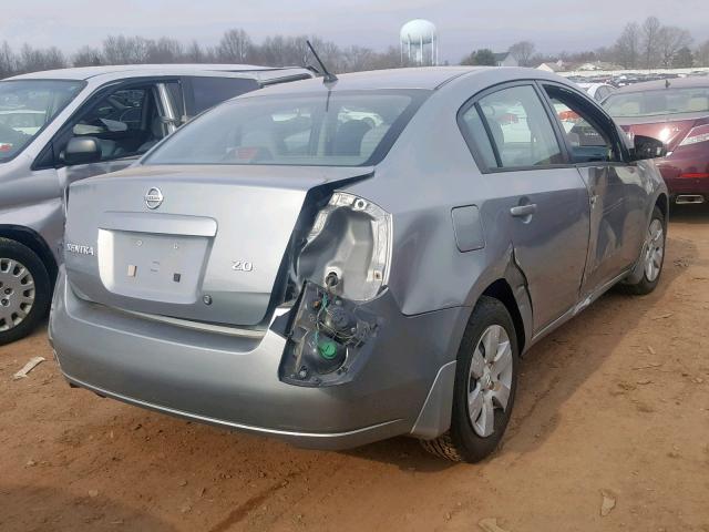 3N1AB61E07L690313 - 2007 NISSAN SENTRA 2.0 SILVER photo 4