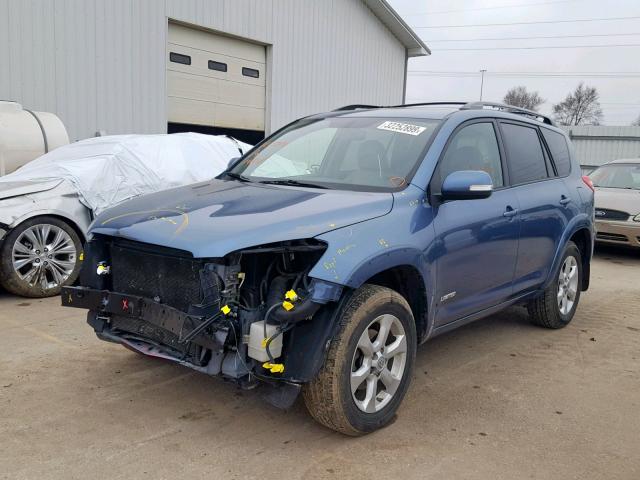 JTMBK31V695082962 - 2009 TOYOTA RAV4 LIMIT BLUE photo 2