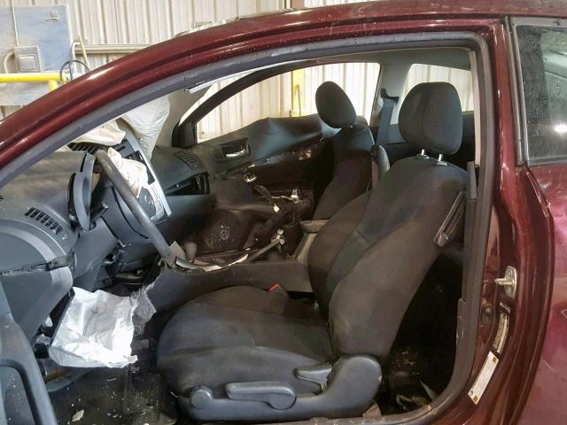 JTKDE177650003819 - 2005 TOYOTA SCION TC MAROON photo 5
