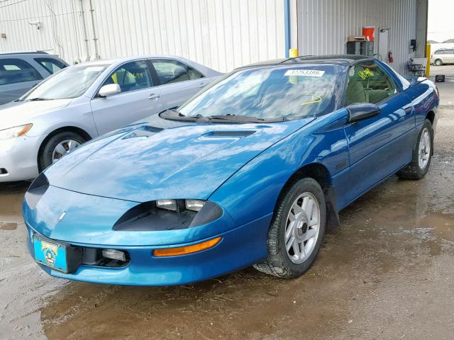 2G1FP22PXR2158698 - 1994 CHEVROLET CAMARO Z28 BLUE photo 2