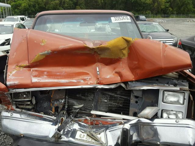 1GCDR14Z9HF368434 - 1987 CHEVROLET R10 ORANGE photo 7