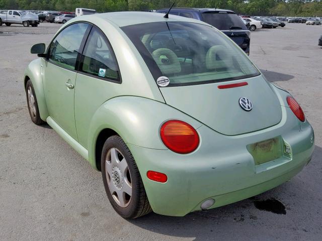 3VWCA21C8YM453478 - 2000 VOLKSWAGEN NEW BEETLE Yaşıl foto 3