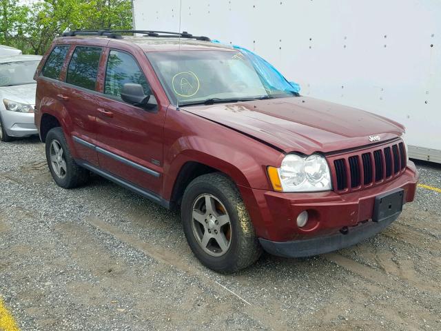 1J8GR48K27C665484 - 2007 JEEP GRAND CHER RED photo 1