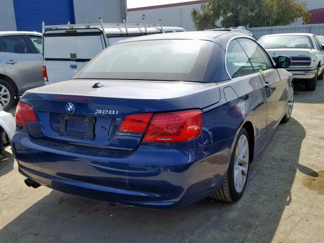 WBADW7C51BE727361 - 2011 BMW 328 I SULE BLUE photo 4