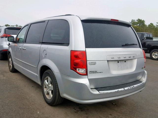 2C4RDGCG8CR387307 - 2012 DODGE GRAND CARA SILVER photo 3