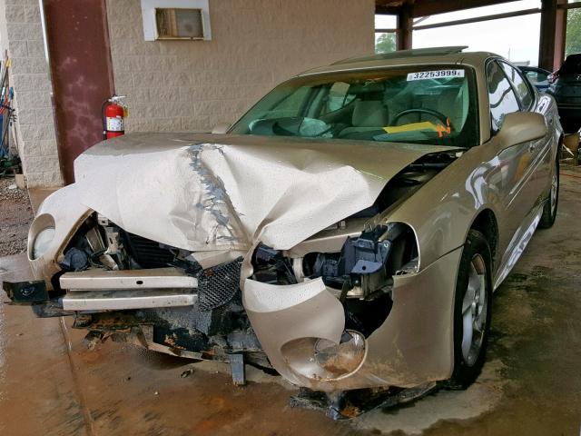 2G2WR524641197848 - 2004 PONTIAC GRAND PRIX GOLD photo 2