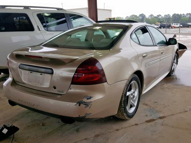 2G2WR524641197848 - 2004 PONTIAC GRAND PRIX GOLD photo 4