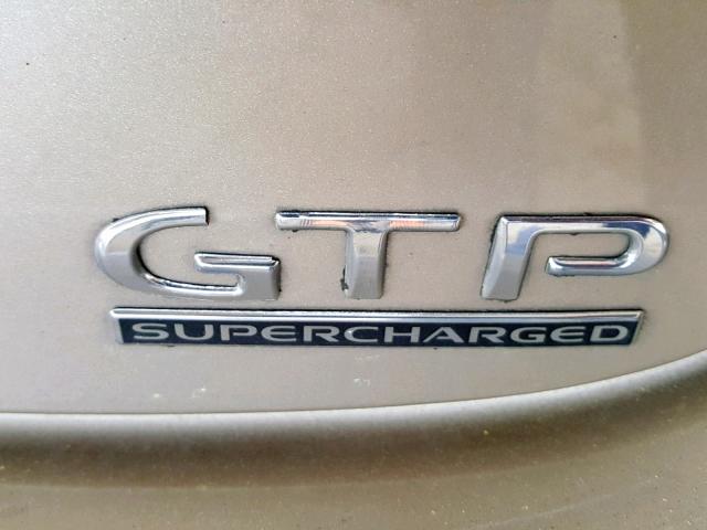 2G2WR524641197848 - 2004 PONTIAC GRAND PRIX GOLD photo 9