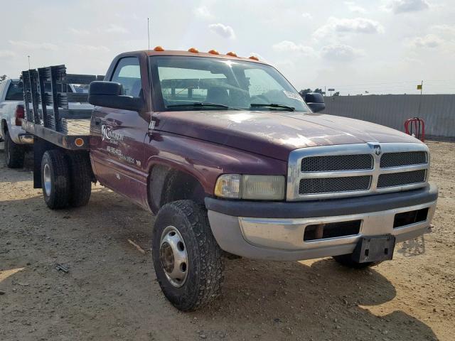 3B6MC365X2M279832 - 2002 DODGE RAM 3500 RED photo 1