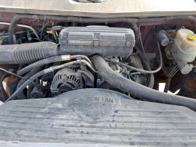 3B6MC365X2M279832 - 2002 DODGE RAM 3500 RED photo 7