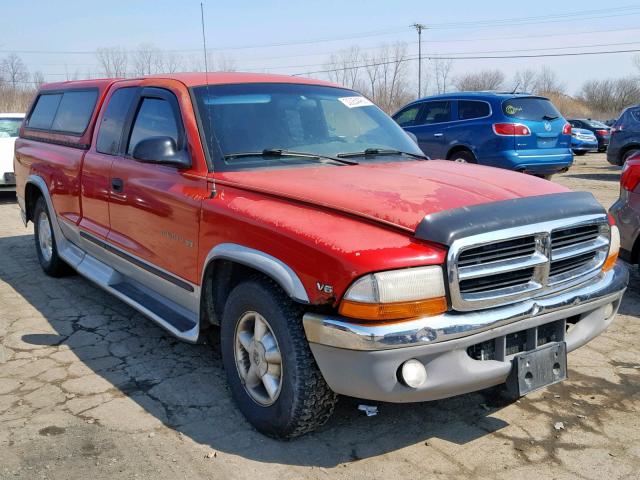 1B7GL22X1WS519082 - 1998 DODGE DAKOTA RED photo 1