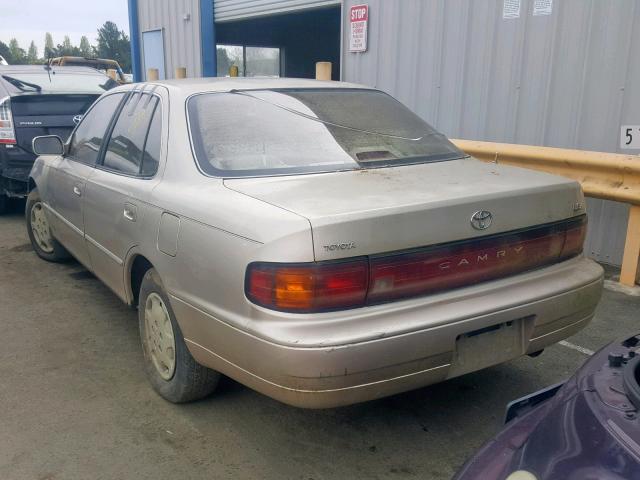 4T1SK12E2PU308481 - 1993 TOYOTA CAMRY LE GOLD photo 3