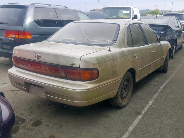 4T1SK12E2PU308481 - 1993 TOYOTA CAMRY LE GOLD photo 4