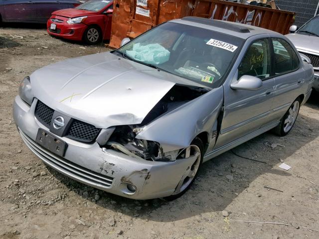 3N1AB51A64L741641 - 2004 NISSAN SENTRA 2.5 SILVER photo 2