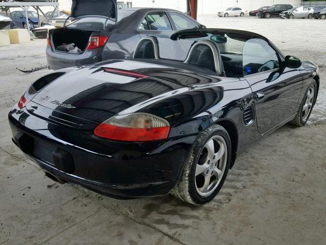 WP0CA29834U621276 - 2004 PORSCHE BOXSTER BLACK photo 4