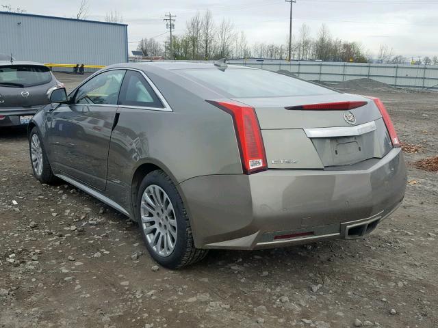 1G6DL1ED8B0118619 - 2011 CADILLAC CTS PERFOR GOLD photo 3