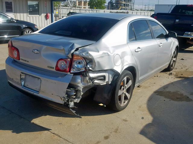 1G1ZC5EU4BF148460 - 2011 CHEVROLET MALIBU 1LT 银色 照片 4