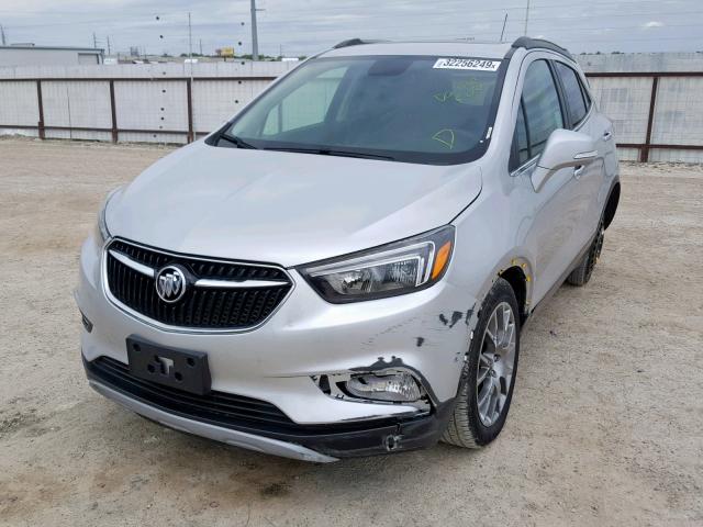 KL4CJ2SM4HB227594 - 2017 BUICK ENCORE SPO SILVER photo 2