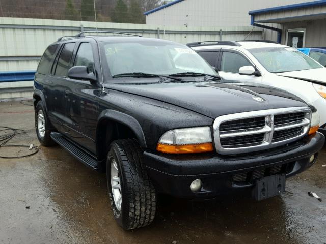 1D4HS48N73F565760 - 2003 DODGE DURANGO SL BLACK photo 1