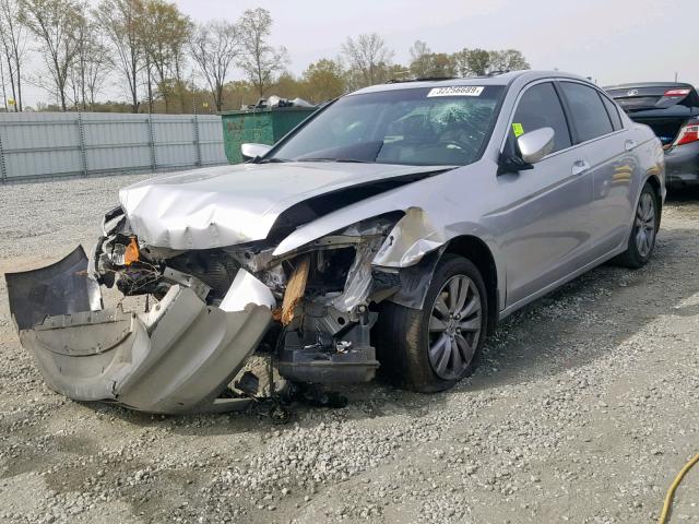 1HGCP3F89BA001511 - 2011 HONDA ACCORD EXL SILVER photo 2