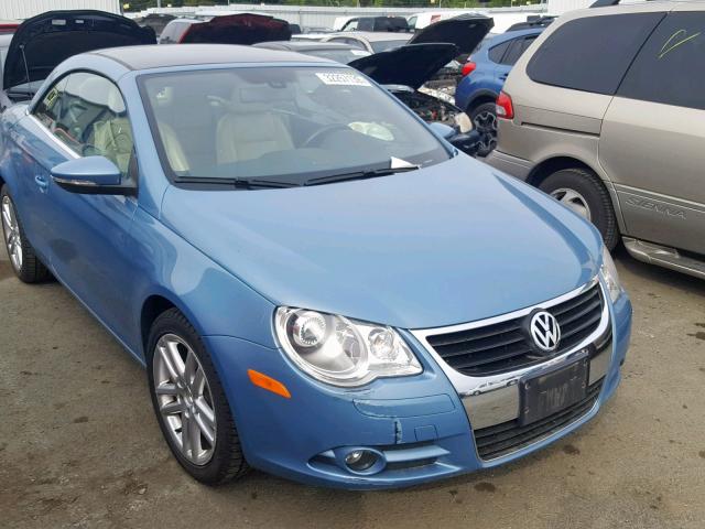 WVWFA71F69V003682 - 2009 VOLKSWAGEN EOS LUX Синій фото 1