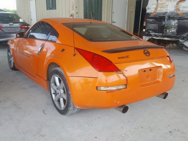 JN1BZ34D47M504182 - 2007 NISSAN 350Z COUPE ORANGE photo 3