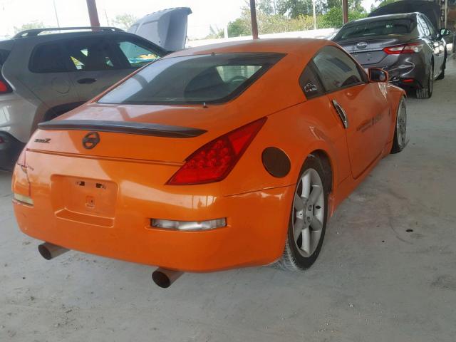 JN1BZ34D47M504182 - 2007 NISSAN 350Z COUPE ORANGE photo 4