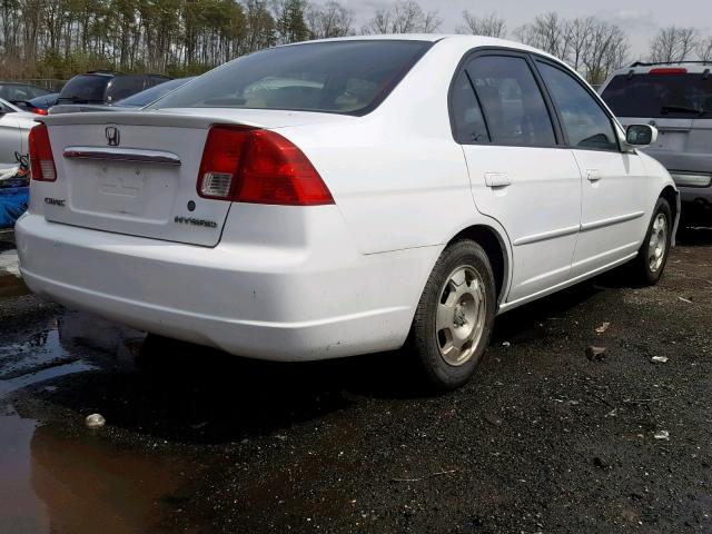 JHMES96683S008399 - 2003 HONDA CIVIC WHITE photo 4