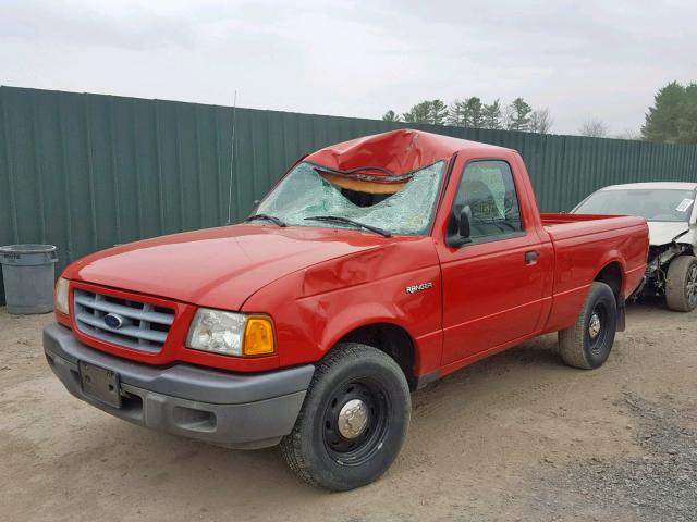 1FTYR10D43PA94400 - 2003 FORD RANGER RED photo 2