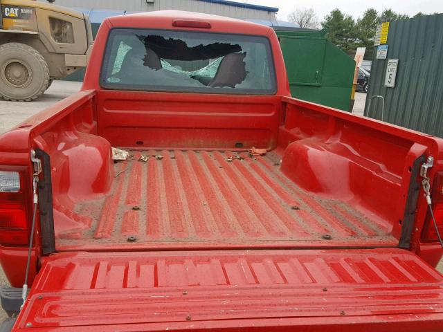 1FTYR10D43PA94400 - 2003 FORD RANGER RED photo 6