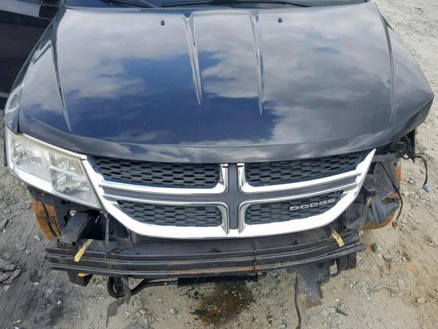 3D4PG1FG3BT552511 - 2011 DODGE JOURNEY MA BLACK photo 7