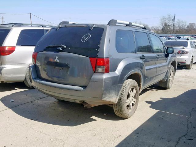 4A4MM21S46E078268 - 2006 MITSUBISHI ENDEAVOR L GRAY photo 4