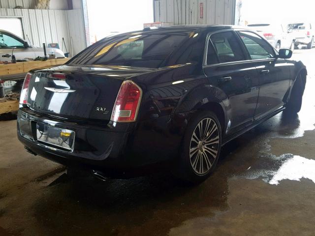 2C3CCADT1CH120828 - 2012 CHRYSLER 300 S BLACK photo 4