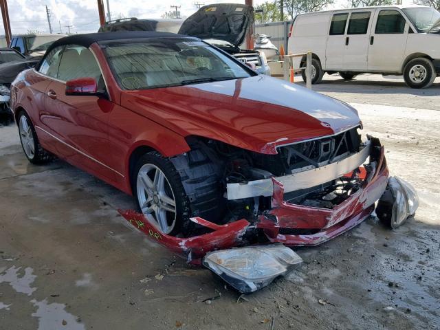 WDDKK5KF0DF188819 - 2013 MERCEDES-BENZ E 350 RED photo 1