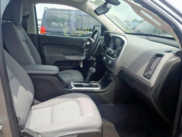 1GCGSCEN1K1109188 - 2019 CHEVROLET COLORADO L GRAY photo 5