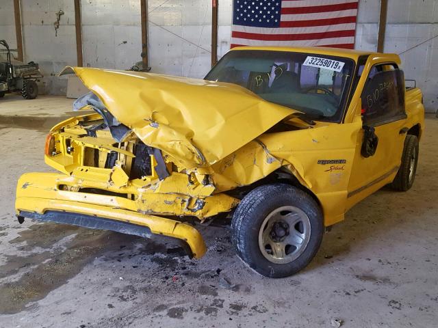 1FTCR10A7VPB34245 - 1997 FORD RANGER YELLOW photo 2