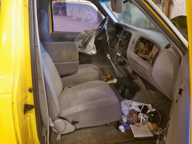 1FTCR10A7VPB34245 - 1997 FORD RANGER YELLOW photo 5
