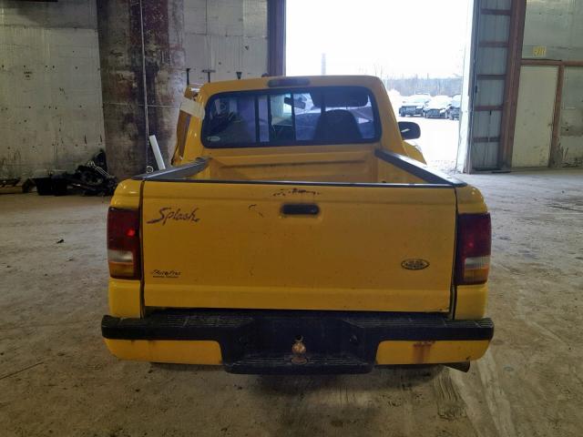 1FTCR10A7VPB34245 - 1997 FORD RANGER YELLOW photo 6