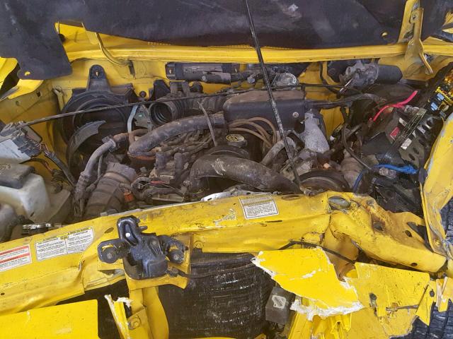 1FTCR10A7VPB34245 - 1997 FORD RANGER YELLOW photo 7
