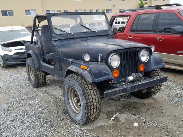 1JCCM87A8CT062178 - 1982 JEEP JEEP CJ7 BLACK photo 1