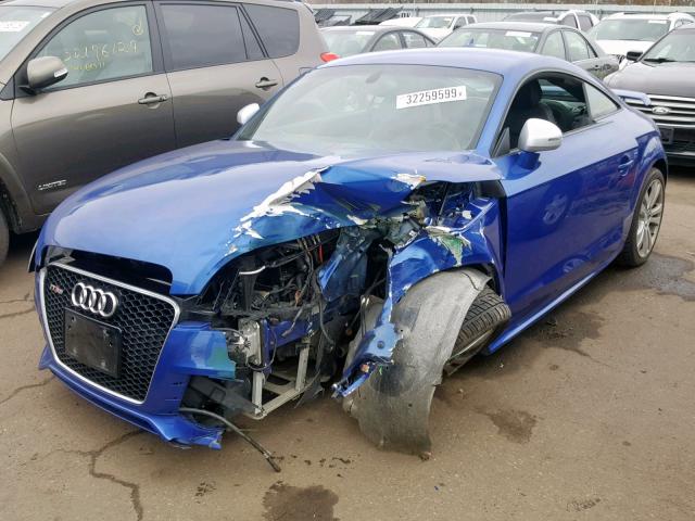 TRUB3AFK5C1901223 - 2012 AUDI TT RS PRES BLUE photo 2