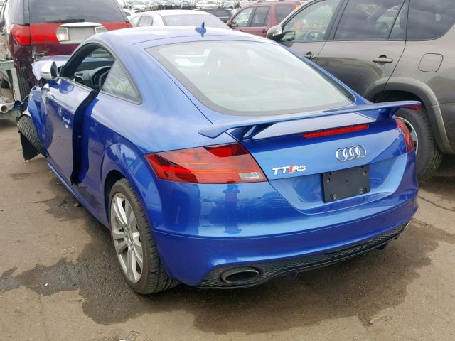 TRUB3AFK5C1901223 - 2012 AUDI TT RS PRES BLUE photo 3