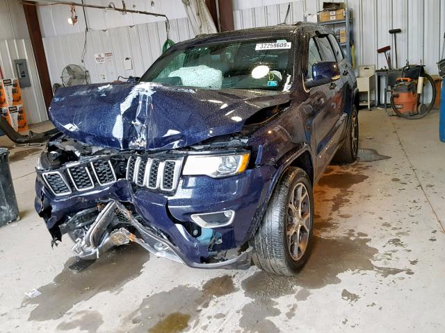 1C4RJFBG2JC264855 - 2018 JEEP GRAND CHER BLUE photo 2