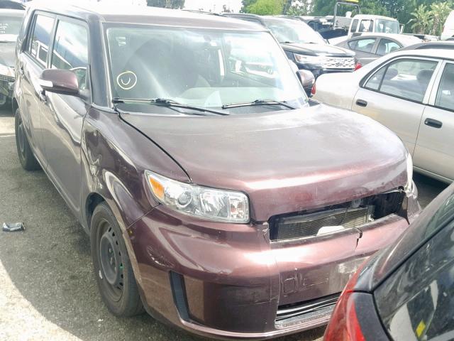 JTLKE50E891074197 - 2009 TOYOTA SCION XB MAROON photo 1