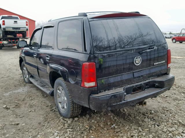 1GYEK63N92R329587 - 2002 CADILLAC ESCALADE L BLACK photo 3