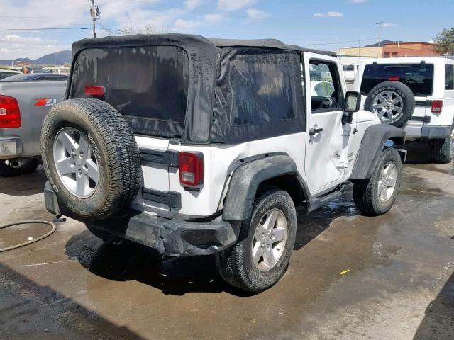 1C4AJWAG5CL160278 - 2012 JEEP WRANGLER S WHITE photo 4